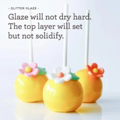 Red Strawberry Easy-Squeeze Glitter Glaze, 8.8oz -Party Supply Store C945380 red 02