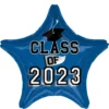 Blue Class Of 2023 Star Foil Balloon, 19in