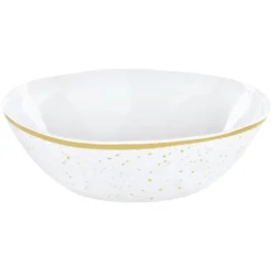 Gold Speckled Melamine Serveware Kit, 3pc -Party Supply Store C964873 gold 02