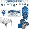 Blue Congrats Graduation Party Kit For 20 Guests