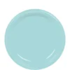 Robin's Egg Blue Plastic Dessert Plates 20ct