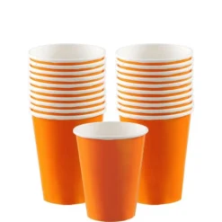 Orange Paper Tableware Kit For 20 Guests -Party Supply Store CN866280 orange 2020 20Standard 05