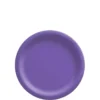 Purple Extra Sturdy Paper Dessert Plates, 6.75in, 20ct