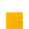 Yellow Paper Beverage Napkins, 5in, 40ct