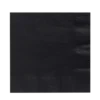 Black Paper Lunch Napkins, 6.5in, 100ct