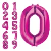 34in Bright Pink Number Balloon (0)