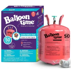 Balloon Time Jumbo Helium Tank 14.9cu Ft, 12in