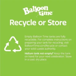 Balloon Time Jumbo Helium Tank 14.9cu Ft, 12in -Party Supply Store N633298 120 20Standard 04