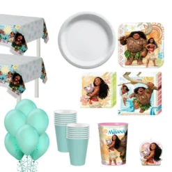 Moana Tableware Party Kit For 8 Guests