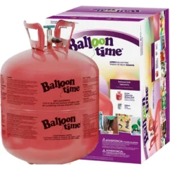 Balloon Time Large Helium Tank With 30 Balloons & Ribbon 6 Balloon Time Large Helium Tank With 30 Balloons & Ribbon -Party Supply Store N784076 120 20Standard 02