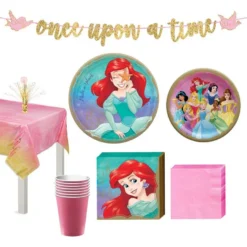 Disney Princess Ariel Tableware Kit For 8 Guests