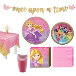 Disney Princess Rapunzel Tableware Kit For 8 Guests