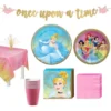 Disney Princess Cinderella Tableware Kit For 8 Guests