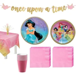 Disney Princess Jasmine Tableware Kit For 8 Guests