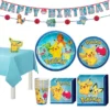 Classic Pokémon Tableware Party Kit For 8 Guests