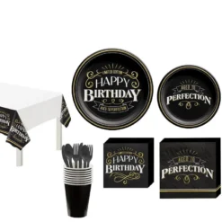 Better With Age Birthday Tableware Kit For 8 Guests