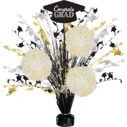 Black, Silver & Gold Celebrate The Grad Party Kit For 20 Guests -Party Supply Store N968389 2020 20Standard 07