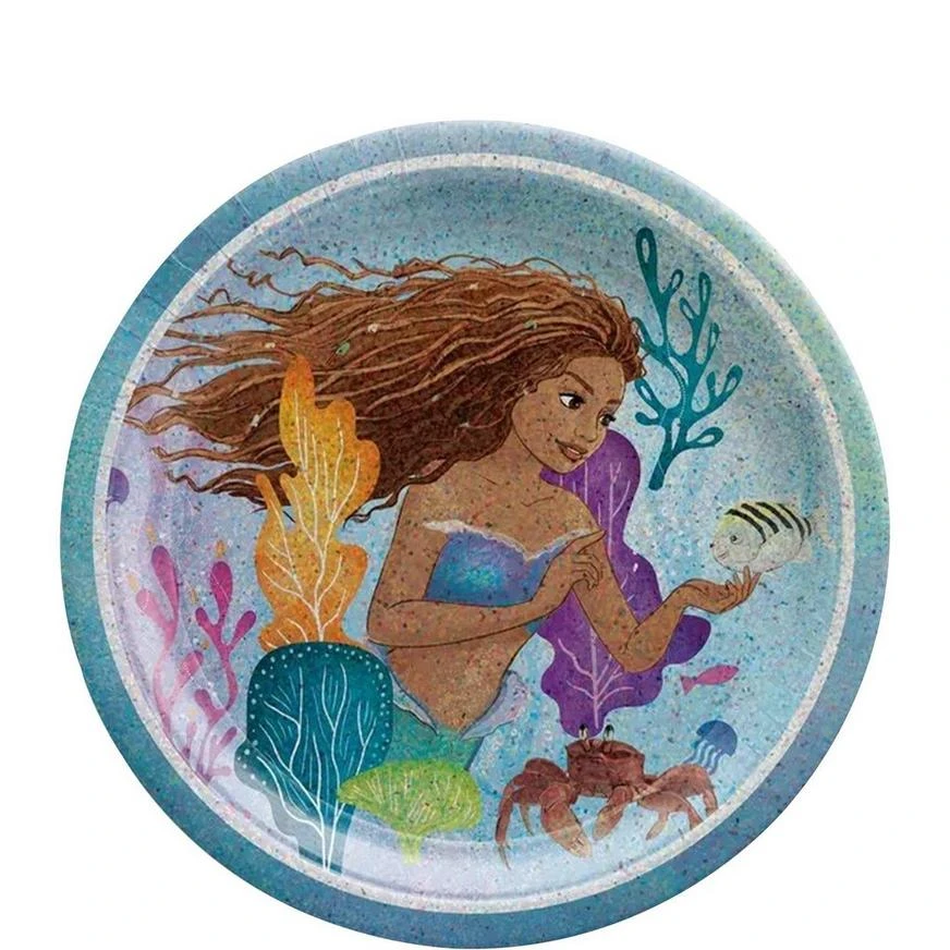 The Little Mermaid Party Kit For 8 Guests - Movie 2023 2 The Little Mermaid Party Kit For 8 Guests - Movie 2023 - Image 2