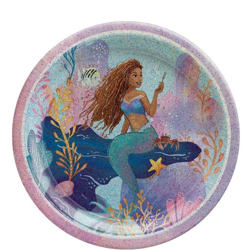 The Little Mermaid Party Kit For 8 Guests - Movie 2023 3 The Little Mermaid Party Kit For 8 Guests - Movie 2023 - Image 3