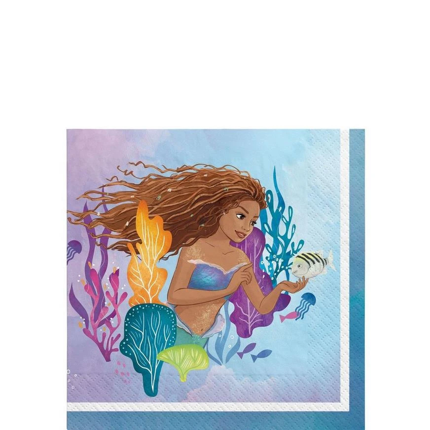The Little Mermaid Party Kit For 8 Guests - Movie 2023 4 The Little Mermaid Party Kit For 8 Guests - Movie 2023 - Image 4