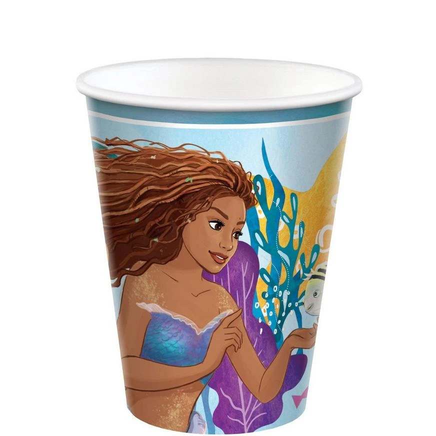 The Little Mermaid Party Kit For 8 Guests - Movie 2023 6 The Little Mermaid Party Kit For 8 Guests - Movie 2023 - Image 6
