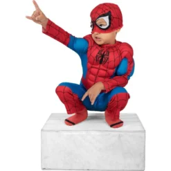 Toddlers' Spider-Man Deluxe Muscle Costume -Party Supply Store P484954 02