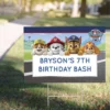 Custom PAW Patrol Adventures Yard Sign