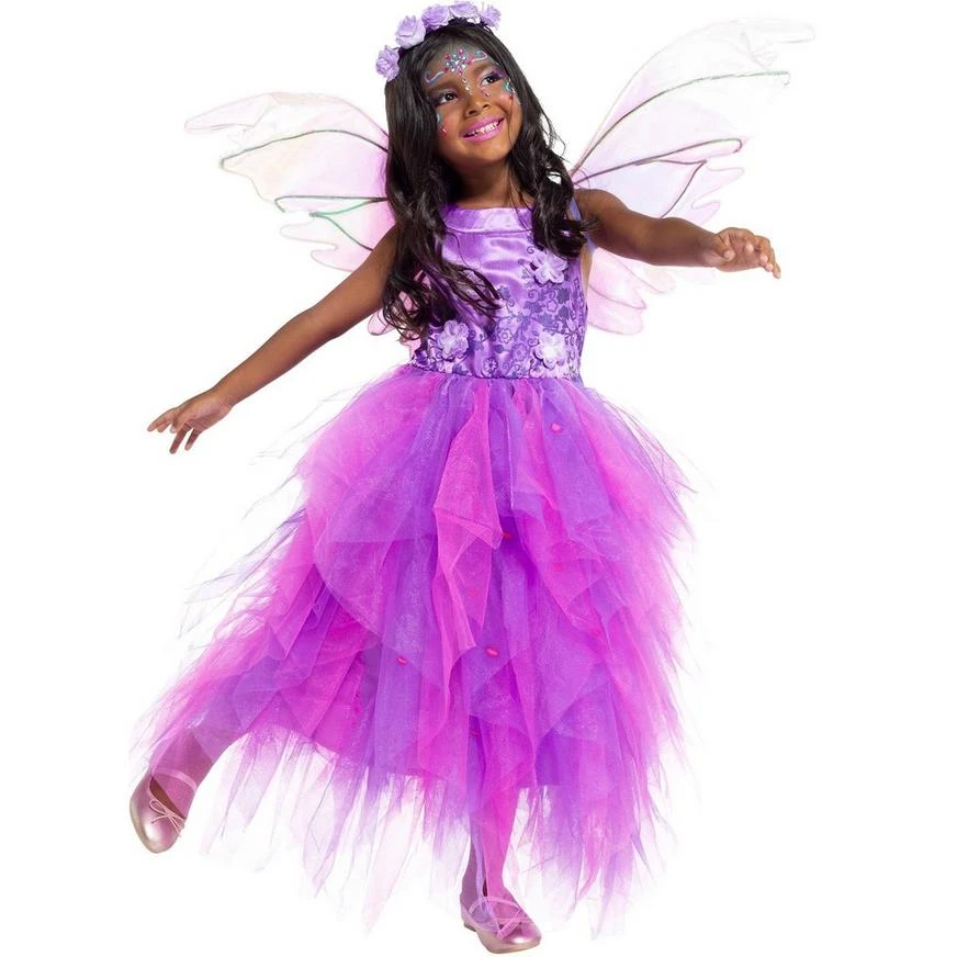 Kids' Light-Up Flower Fairy Deluxe Costume 4 Kids' Light-Up Flower Fairy Deluxe Costume - Image 4
