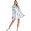 Adult Silver Alien Dress