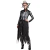 AMSCAN Adult Gothic Skeleton Queen Costume