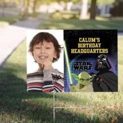 Star Wars Custom Galaxy Of Adventures Photo Yard Sign - Star Wars