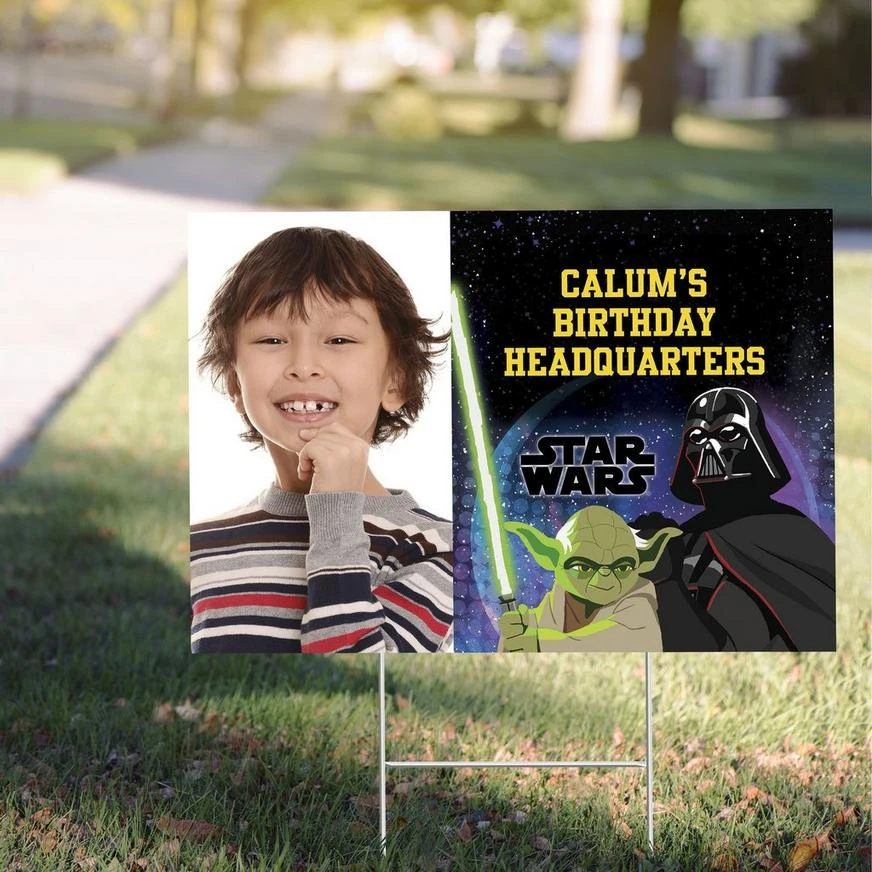 Star Wars Custom Galaxy Of Adventures Photo Yard Sign - Star Wars 1 Star Wars Custom Galaxy Of Adventures Photo Yard Sign - Star Wars