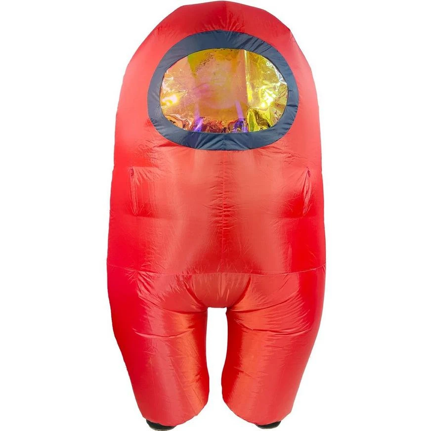 Adult Red Among Us Inflatable Costume 1 Adult Red Among Us Inflatable Costume