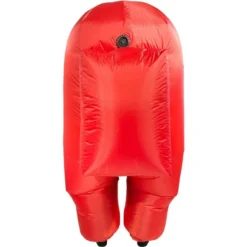 Adult Red Among Us Inflatable Costume 6 Adult Red Among Us Inflatable Costume -Party Supply Store P933561 02