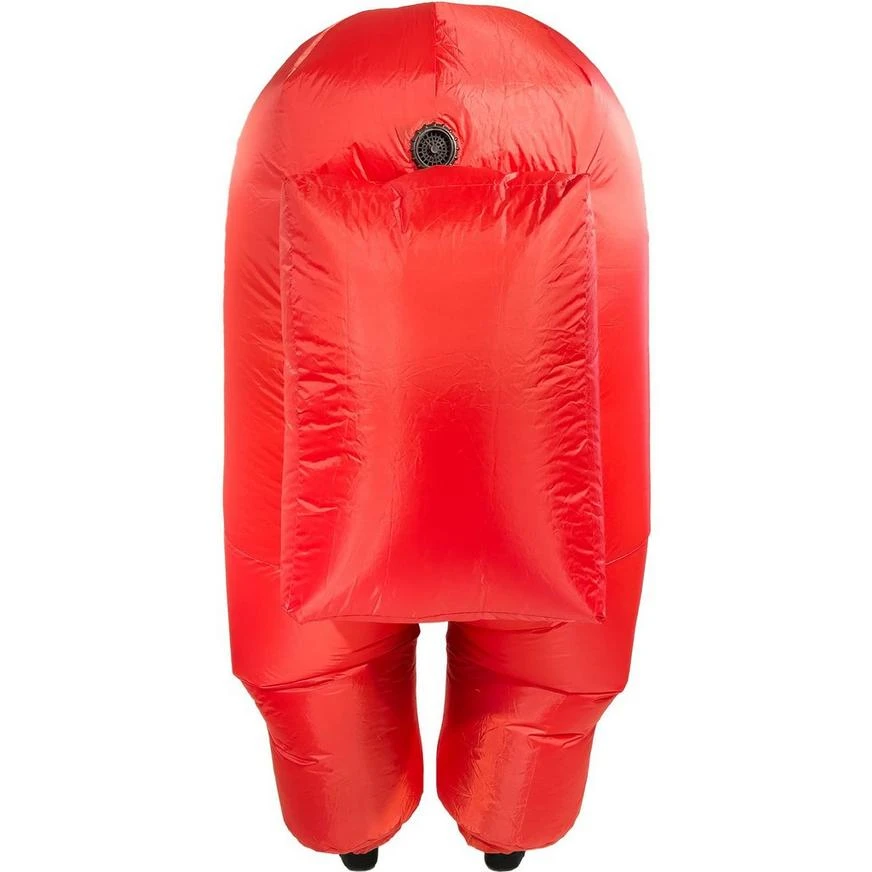 Adult Red Among Us Inflatable Costume 3 Adult Red Among Us Inflatable Costume - Image 3