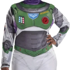 Adult Light-Up Buzz Lightyear Space Ranger Alpha Plus Size Costume - Lightyear 6 Adult Light-Up Buzz Lightyear Space Ranger Alpha Plus Size Costume - Lightyear -Party Supply Store P938717 02