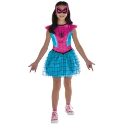 Best Seller 9 AMSCAN Kids' Pink & Blue Spider-Girl Costume - Marvel