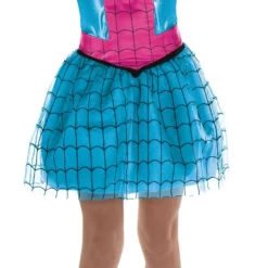 AMSCAN Kids' Pink & Blue Spider-Girl Costume - Marvel 7 AMSCAN Kids' Pink & Blue Spider-Girl Costume - Marvel -Party Supply Store P941234 02