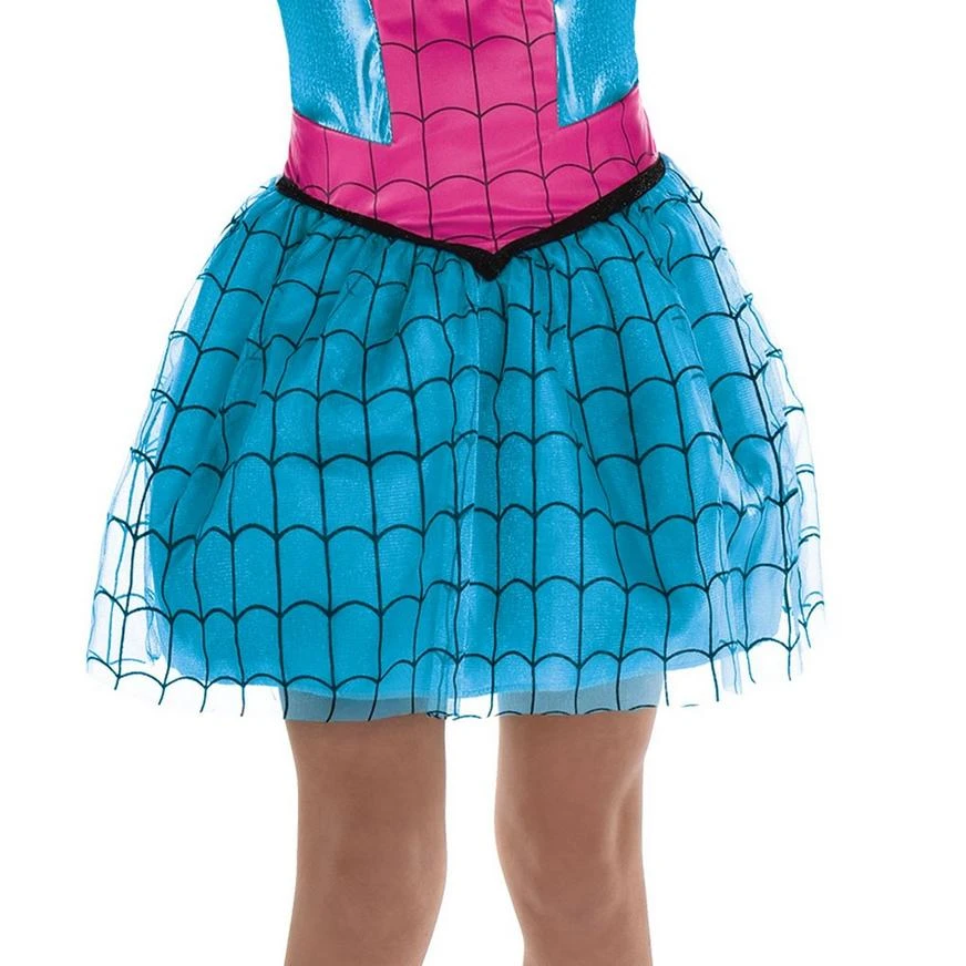 AMSCAN Kids' Pink & Blue Spider-Girl Costume - Marvel 3 AMSCAN Kids' Pink & Blue Spider-Girl Costume - Marvel - Image 3