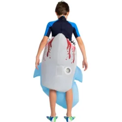 Kids' Inflatable Man-Eating Shark Costume -Party Supply Store P942637 02