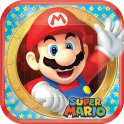 Super Mario Lunch Plates 8ct